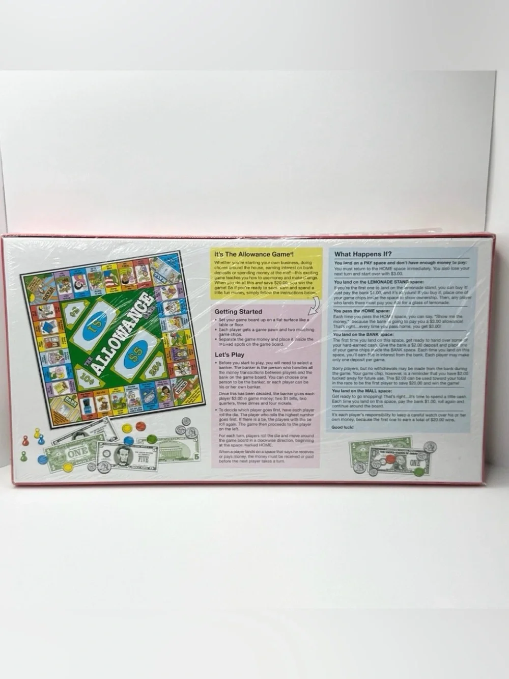 Lakeshore The Allowance Game Educational Money Math Board Game